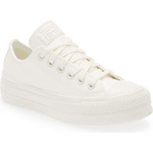 NWT Converse Chuck Taylor All Star Leather Platform Sneakers